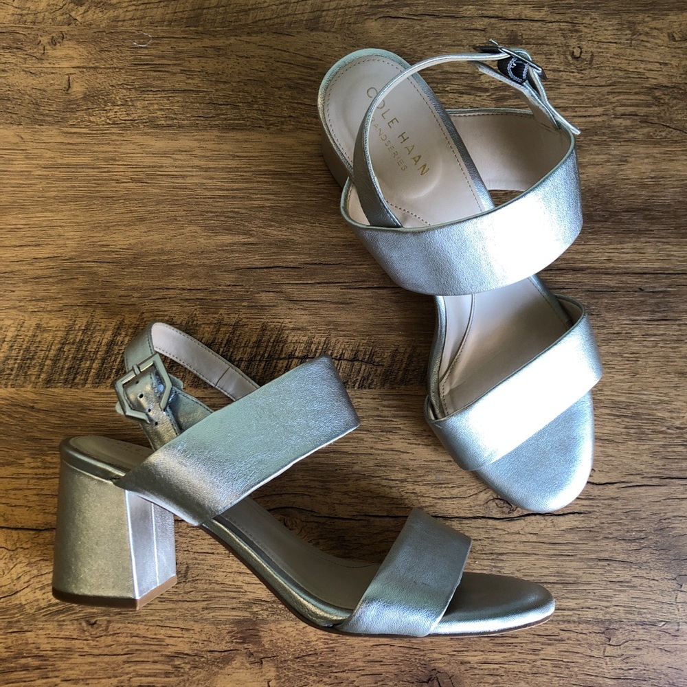 Cole Haan Avani City Sandals - Silver